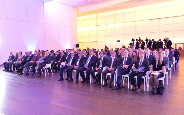 Презентация выдвижения кандидатуры Баку на проведение Всемирной выставки Ехро 2025 (World Expo 2025) - Sputnik Азербайджан