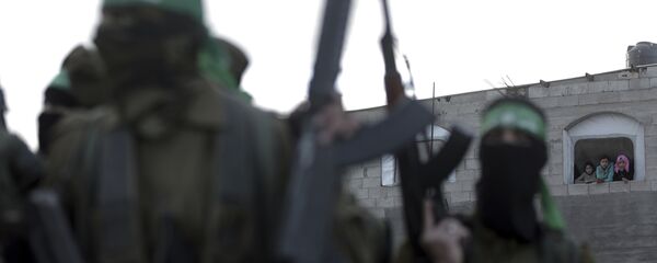 Боевики ХАМАС в Палестине, фото из архива Боевики ХАМАС в Палестине, фото из архива - Sputnik Азербайджан