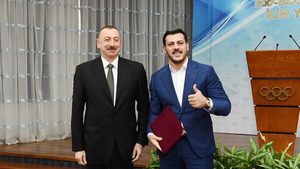 Prezident İlham Əliyev və Zabit Səmədov - Sputnik Azərbaycan