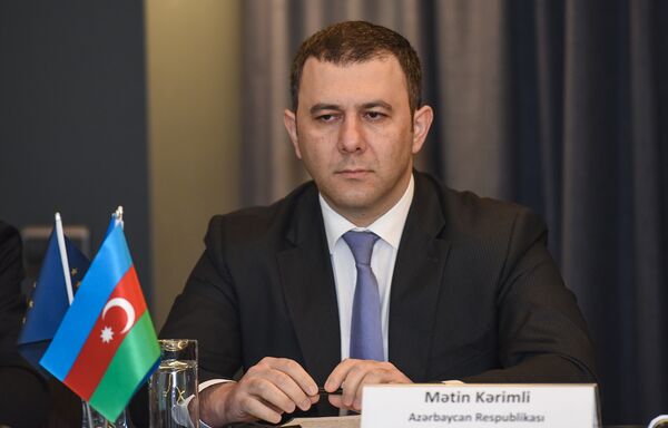 Заместитель министра труда Азербайджана Метин Керимли Заместитель министра труда Азербайджана Метин Керимли - Sputnik Азербайджан
