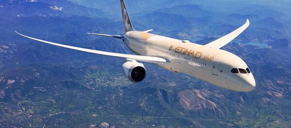 Самолет авиакомпании Etihad Airways Самолет авиакомпании Etihad Airways - Sputnik Азербайджан