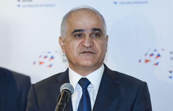 Министр экономики Азербайджана Шахин Мустафаев Министр экономики Азербайджана Шахин Мустафаев - Sputnik Азербайджан