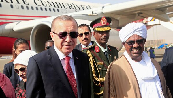 Cumhurbaşkanı Recep Tayyip Erdoğan ve Sudan Devlet Başkanı Ömer Beşir - Sputnik Azərbaycan