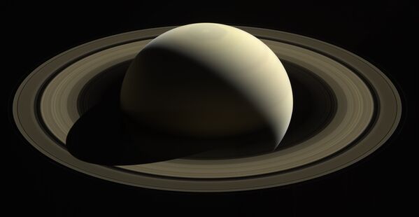 Снимок планеты Сатурн сделанный зондом Кассини - Sputnik Азербайджан