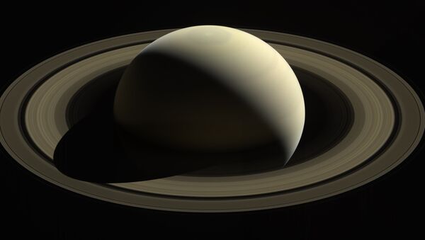 Снимок планеты Сатурн сделанный зондом Кассини - Sputnik Азербайджан