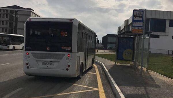 133 nömrəli müntəzəm marşrut xətti üzrə yeni avtobus - Sputnik Azərbaycan