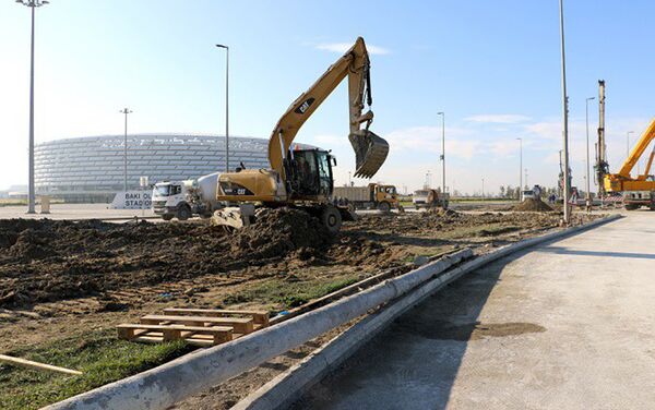 Строительство автомобильного тоннеля на проспекте Гейдара Алиева - Sputnik Азербайджан