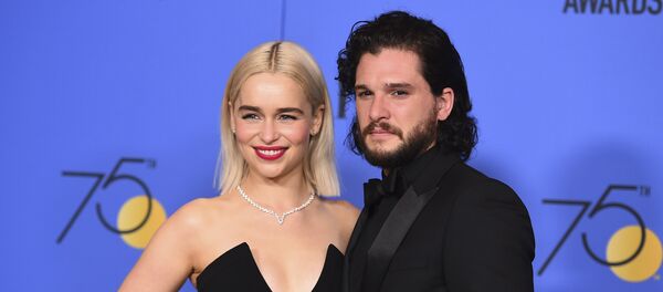 75-я церемония вручения премии Золотой глобус в Лос-Анджелесе - Sputnik Азербайджан