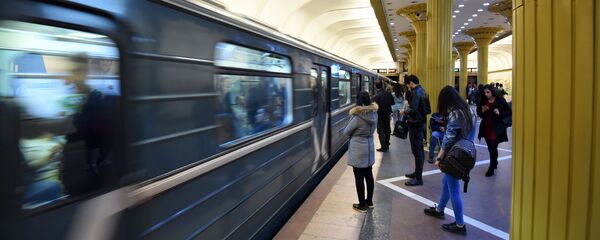 Одна из станций Бакинского метрополитена, фото из архива - Sputnik Азербайджан