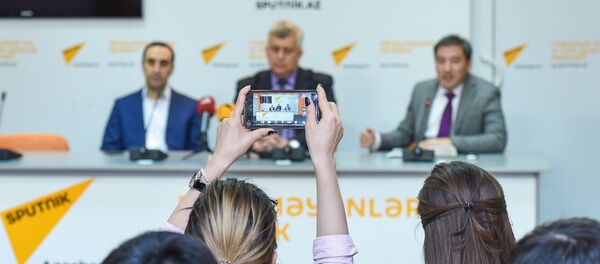 Пресс-конференция посвященная 190-летию Туркманчайского мирного договора Пресс-конференция посвященная 190-летию Туркманчайского мирного договора - Sputnik Азербайджан