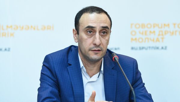 Директор Центра истории Кавказа, азербайджанский историк Ризван Гусейнов - Sputnik Азербайджан