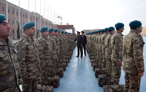 Азербайджанские миротворцы, участвующие в миссии НАТО Решительная поддержка в Афганистане - Sputnik Азербайджан