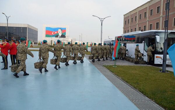 Азербайджанские миротворцы, участвующие в миссии НАТО Решительная поддержка в Афганистане - Sputnik Азербайджан