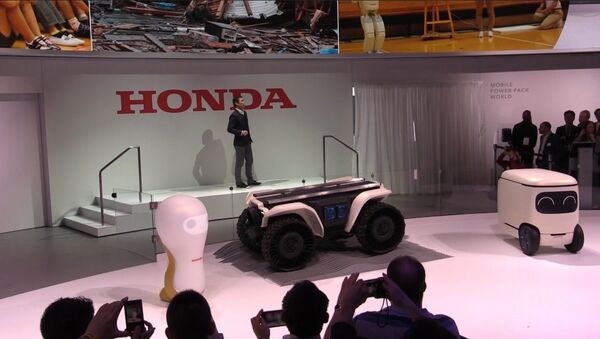 Компания Хонда представила серию роботов 3E - Sputnik Азербайджан