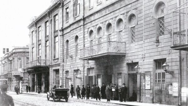 Tağıyev teatrının binası. XX əsrin əvvəlləri - Sputnik Azərbaycan