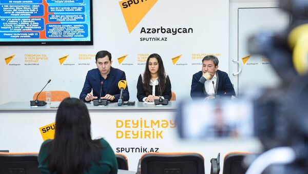 Пресс-конференции на тему Пути развития азербайджанской Википедии координатор национальной версии ресурса - Sputnik Азербайджан