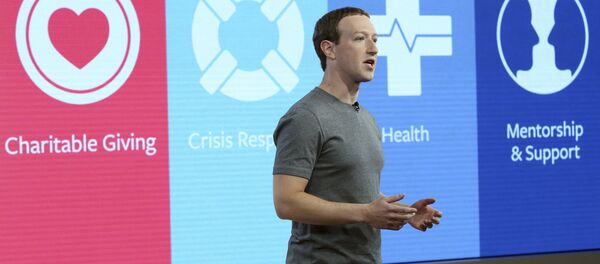 Основатель и главный исполнительный директор Facebook Марк Цукерберг - Sputnik Азербайджан