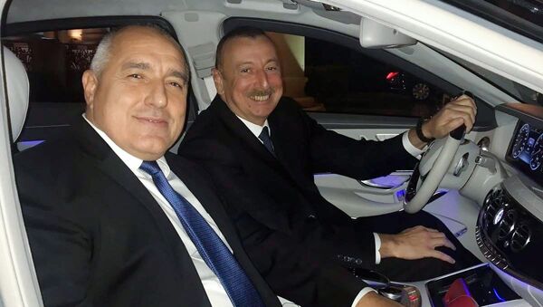 Bolqarıstanın Baş naziri Boyko Borisov və Azərbaycan prezidenti İlham Əliyev - Sputnik Azərbaycan
