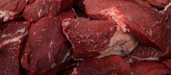Продукция мясоперерабатывающего предприятия, фото из архива - Sputnik Азербайджан
