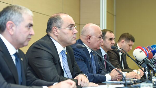 Пресс-конференции по итогам 2017 года Государственного таможенного комитета (ГТК) Азербайджана - Sputnik Азербайджан