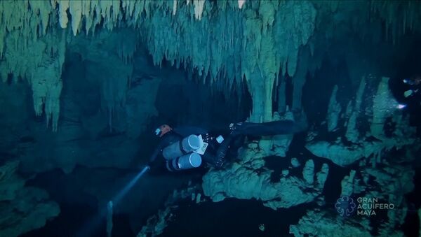Самую большую на планете подводную пещеру нашли в Мексике - Sputnik Азербайджан