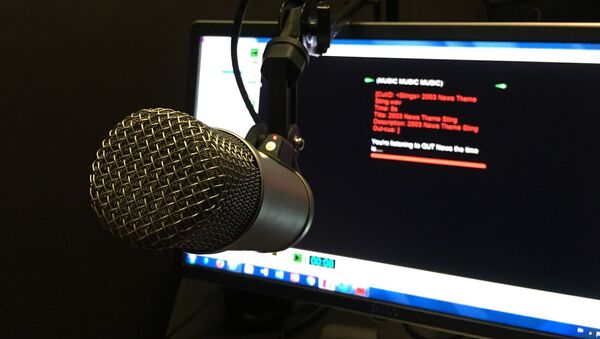 Микрофон в студии радио - Sputnik Азербайджан