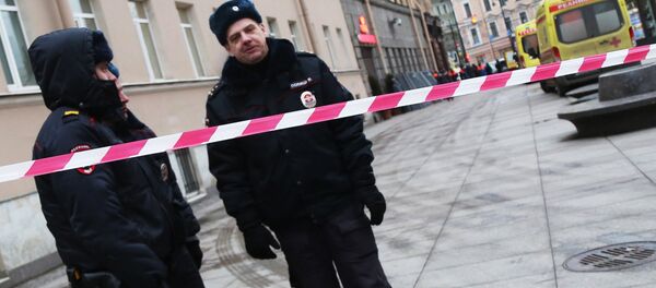 Сотрудники правоохранительных органов РФ в Санкт-Петербурге, фото из архива - Sputnik Азербайджан