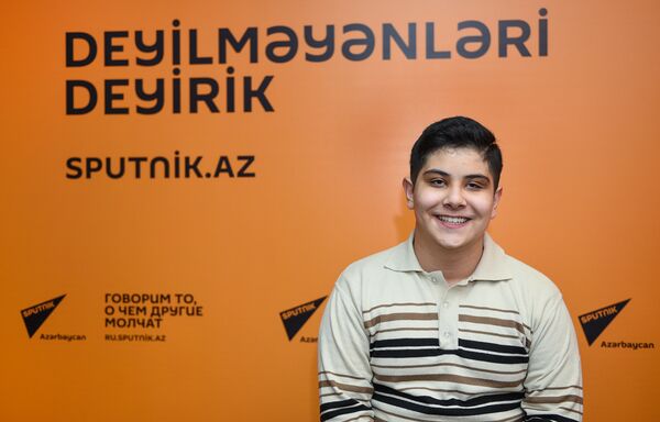 Самед Новрузов школа-интернат для слабовидящих в городе Баку - Sputnik Азербайджан