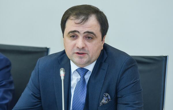Президент Азербайджанского фонда поощрения экспорта и инвестиций (AZPROMO) Руфат Мамедов Президент Азербайджанского фонда поощрения экспорта и инвестиций (AZPROMO) Руфат Мамедов - Sputnik Азербайджан