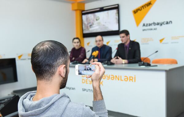 Пресс-конференция посвященная Дню молодежи Азербайджана Пресс-конференция посвященная Дню молодежи Азербайджана - Sputnik Азербайджан