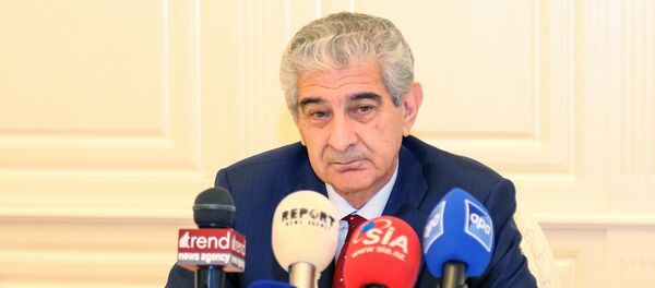 Вице-премьер, председатель Национального координационного совета по устойчивому развитию Али Ахмедов Вице-премьер, председатель Национального координационного совета по устойчивому развитию Али Ахмедов - Sputnik Азербайджан