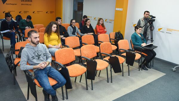 Пресс-конференция посвященная Дню молодежи Азербайджана - Sputnik Azərbaycan