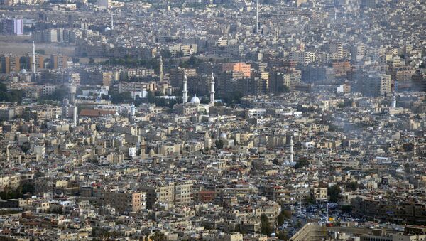 Вид на Дамаск с горы Кассион - Sputnik Азербайджан