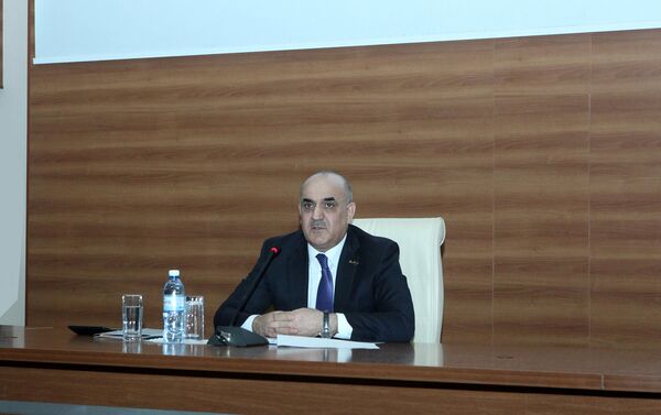 Конференция по итогам четвертого года реализации Государственной программы социально-экономического развития регионов Азербайджанской Республики на 2014-2018 годы - Sputnik Азербайджан