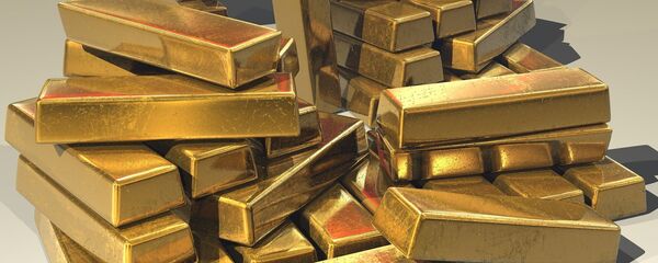 Слитки золота, фото из архива Слитки золота, фото из архива - Sputnik Азербайджан