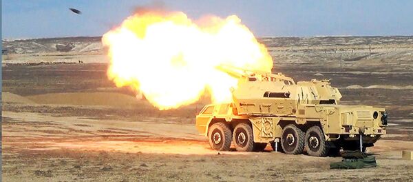 Ракетные и артиллерийские соединения провели учения с боевой стрельбой - Sputnik Азербайджан