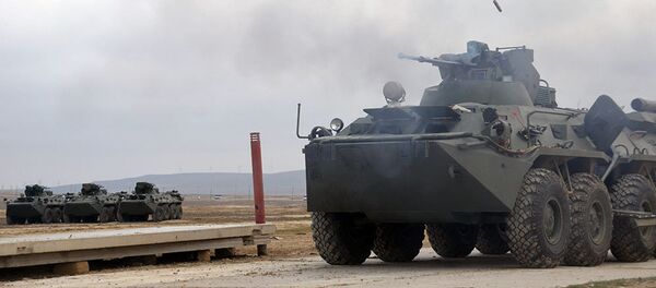 Доставленная из России в Азербайджан военная техника, фото из архива Доставленная из России в Азербайджан военная техника, фото из архива - Sputnik Азербайджан