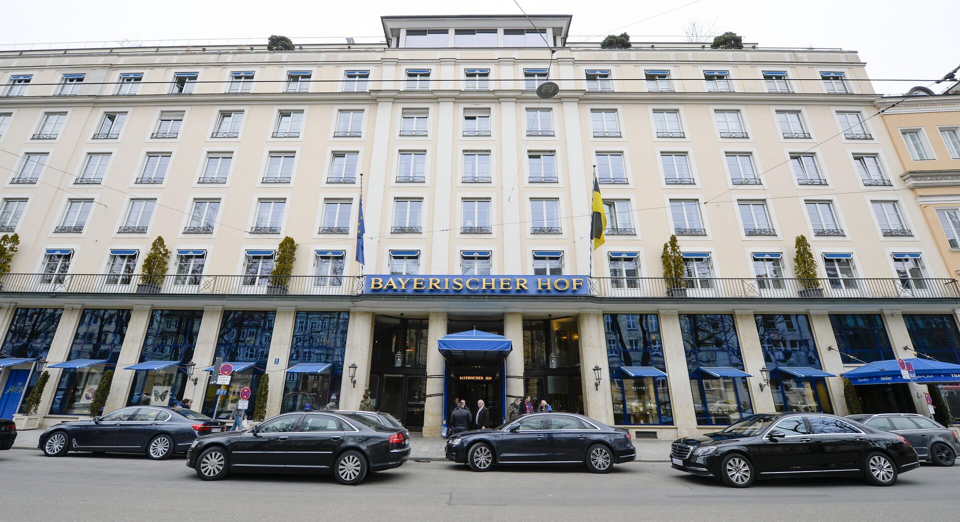 Отель MSC в котором будет проходить Мюнхенская конференция безопасности с 16 февраля по 18 февраля 2018 года - Sputnik Азербайджан, 1920, 17.02.2024