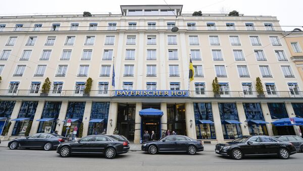 Отель MSC в котором будет проходить Мюнхенская конференция безопасности с 16 февраля по 18 февраля 2018 года - Sputnik Азербайджан