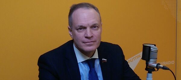 Член Совета Федерация РФ Александр  Башкин - Sputnik Азербайджан