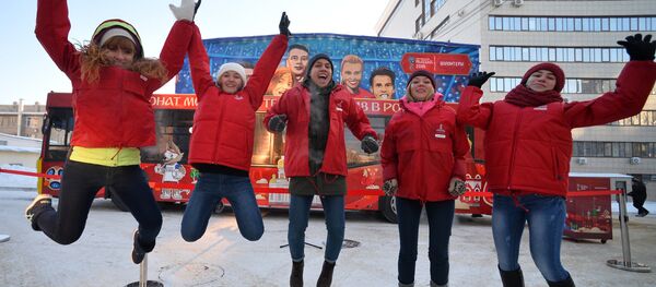 Волонтеры Чемпионата мира 2018 по футболу Волонтеры Чемпионата мира 2018 по футболу - Sputnik Азербайджан