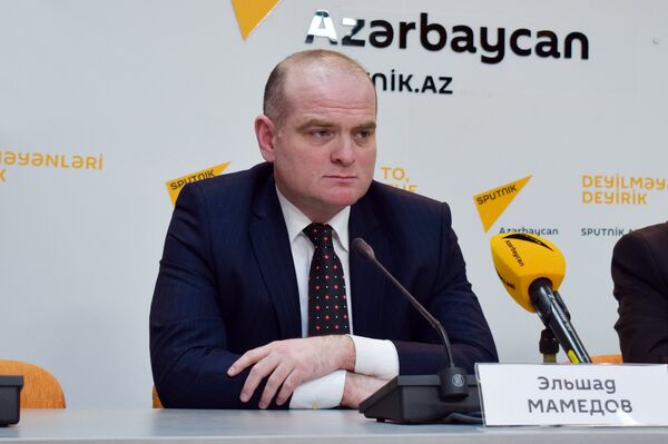 Azərbaycan Dövlət İqtisad Universitetinin (UNEC) professoru, iqtisad üzrə elmlər doktoru Elşad Məmmədov Azərbaycan Dövlət İqtisad Universitetinin (UNEC) professoru, iqtisad üzrə elmlər doktoru Elşad Məmmədov - Sputnik Azərbaycan