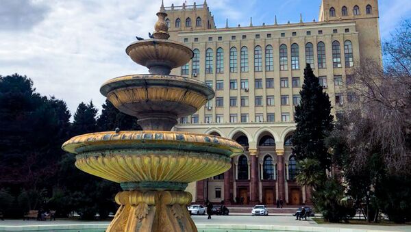 Здание Национальной Академии Наук Азербайджана в Баку - Sputnik Азербайджан