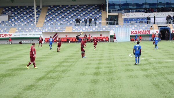 Международный футбольный турнир между парламентариями Азербайджана и Латвии - Sputnik Азербайджан