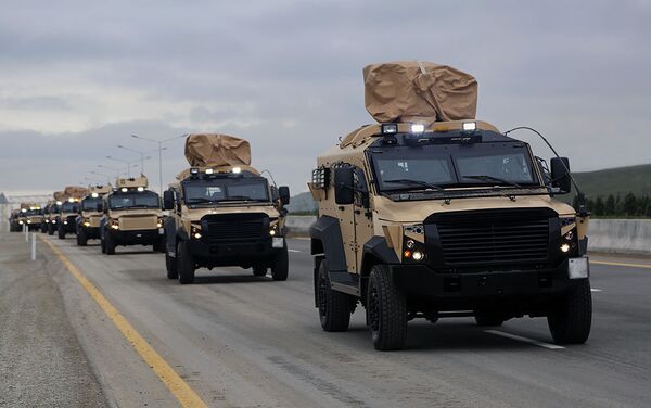 Войска, участвующие в учениях, направляются в районы оперативного предназначения - Sputnik Азербайджан