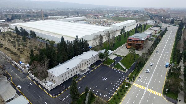 Промышленный объект на территории Сумгайытского технологического парка - Sputnik Азербайджан