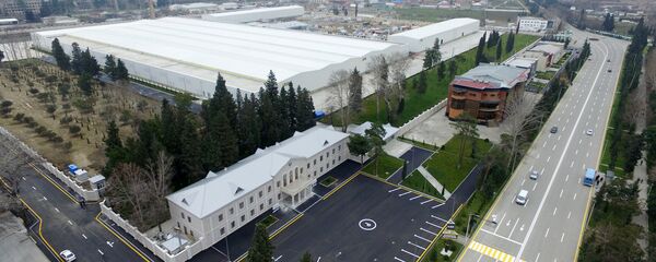 Промышленный объект на территории Сумгайытского технологического парка Промышленный объект на территории Сумгайытского технологического парка - Sputnik Азербайджан