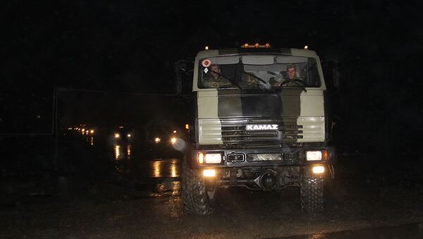 В ходе учений проведена передислокация войск в ночное время суток - Sputnik Азербайджан