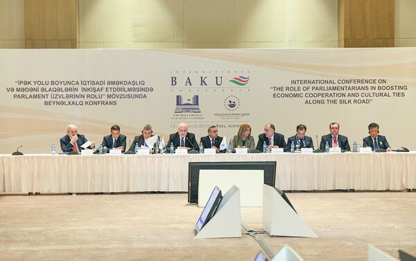 Международная конференция Группы поддержки Шелкового пути Парламентской ассамблеи ОБСЕ - Sputnik Азербайджан