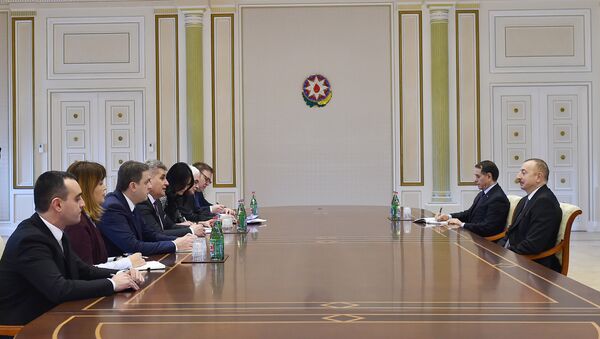Президент Ильхам Алиев принял делегацию во главе с председателем парламента Монтенегро - Sputnik Азербайджан
